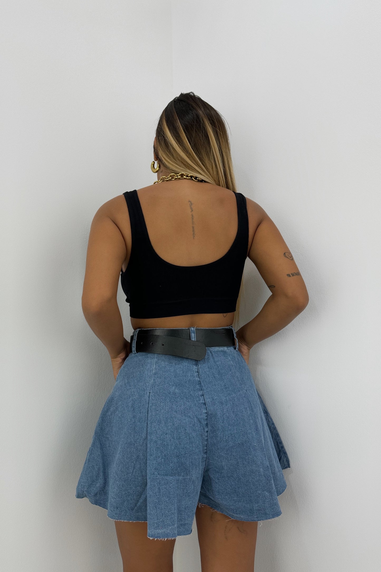 PANTALÓN CORTO DENIM