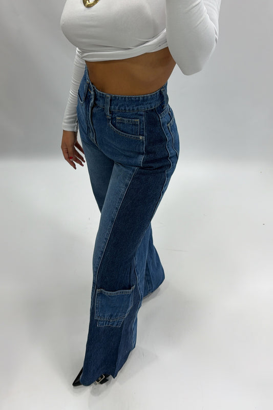 JEANS DOBLE COLOR